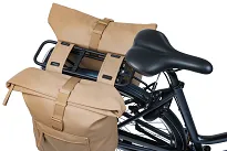 Torba miejska Basil Brooklyn - Double Pannier Bag - 41L - sand - 6