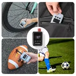 Wydajna akumulatorowa mini pompka Rockbros HW-140 - 150 psi / 500 mAh - 11