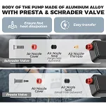 Wydajna akumulatorowa mini pompka Rockbros HW-140 - 150 psi / 500 mAh - 7