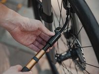 Pompka Topeak RaceRocket HP MINI gold 160 psi - 3