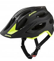 Kask rowerowy Alpina Carapax 2.0, Black-Neon Yellow