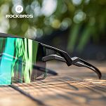 Okulary sportowe Rockbros SP337 transparent white - z fotochromem. - 11