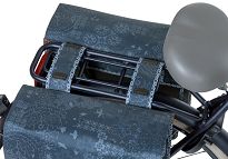 Torba miejska podwójna BASIL BOHEME DOUBLE BAG 35L, mocowanie na paski lub MIK system - indigo blue - 5
