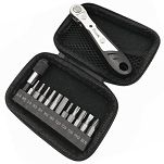Klucz grzechotka Prox KIT-17 - kieszonkowa 110mm, przedlużka, bity - 4