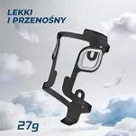 Koszyk na bidon Rockbros BBC2504 aluminiowy ultralekki - czarny - 8