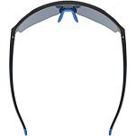 Okulary sportowe UVEX Axos set - black matt / mirror blue - 5