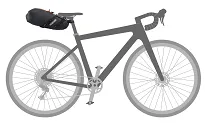 Torba podsiodłowa Ortlieb bike packing Seat-Pack QR 7,5 L - black matt - 7
