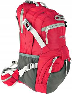 Plecak sportowy Axon Aktiv 15L czerwony - stelaż z siateczką