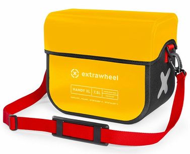Torba na kierownicę Extrawheel Handy Polyester Yellow/Black XL 7,5L