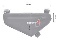 Geosmina BIKEPACKING - Torba pod rame, FRAME BAG YOU-DEE UL - Ultralight - 7