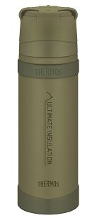 Thermos 0,5L Mountain - Termos z kubkiem do warunków ekstremalnych - Khaki