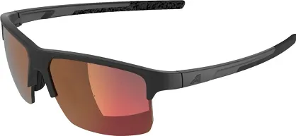 Alpina okulary EAGLE Q-LITE - black matt - szkło red