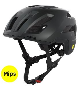 Kask rowerowy Alpina TAUNUS GRAVEL MIPS - Black matt