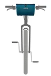 Torebka na kierownice Ortlieb Bike Packing Velo-Sling Flex 5 L - petrol - 8