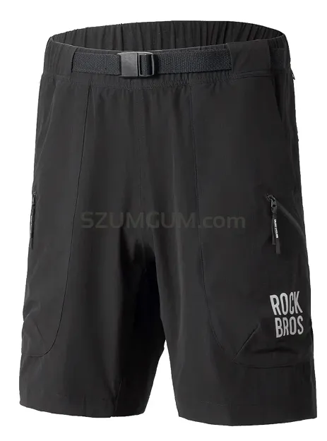 Szorty Rockbros YDDK015 z paskiem - czarne