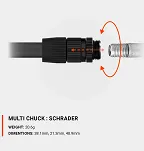 Końcówka do pompki Lezyne Multi Chuck Pumpenkopf - 4