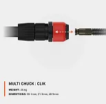 Końcówka do pompki Lezyne Multi Chuck Pumpenkopf - 5