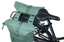 Torba miejska Basil Brooklyn - Double Pannier Bag - 41L - silvergreen - 6
