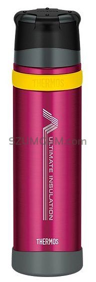 Thermos 0,9L Mountain - Termos z kubkiem do warunków ekstremalnych - Burgundy