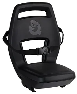 Fotelik rowerowy Qibbel 6+ Junior do 35kg - black/black