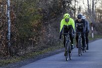 Ocieplana bluza rowerowa Rogelli COURSE, czarno-odblaskowo żółto-biała- XL - 9