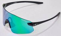 Okulary TIFOSI VOGEL SL gloss black (1szkło Smoke Green15,4% transmisja światła) - 2