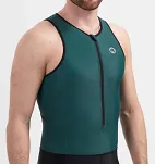 Strój triathlonowy Rogelli Florida czarno-zielona, unisex - 8