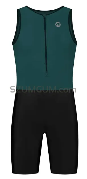 Strój triathlonowy Rogelli Florida czarno-zielona, unisex