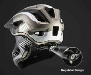 Kask rowerowy Rockbros TT-32SBTG dziecięcy z odpinaną szczęką - S(48-54 cm) / M(54-58 cm) - czarno-szary - 10