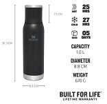 Bestsellerowy termos Stanley Adventure To-Go Bottle 1L black - 4