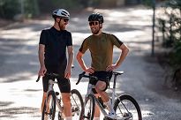 Klasyczna koszulka na rower Rogelli EXPLORE, turkusowa - 4