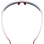 Okulary sportowe UVEX Sportstyle 215 - white matt red / mirror red - 5