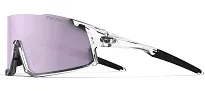 Okulary TIFOSI STASH CLARION crystal clear (3szkła 15% Purple, 41,4% AC Red, 95,6% Clear) - 3