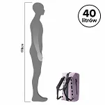 Torba ekspedycyjna Ortlieb Duffle Zip z funkcją plecaka – 40/60 L - lavender - 5