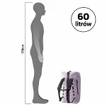 Torba ekspedycyjna Ortlieb Duffle Zip z funkcją plecaka – 40/60 L - lavender - 11