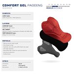 Spodenki damskie Rogelli ESSENTIAL 3 III - z szelekami - 8