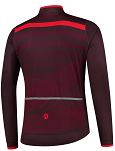 Luźna bluza rowerowa Rogelli STRIPE, winno-fioletowo-czerwona - 2