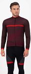 Luźna bluza rowerowa Rogelli STRIPE, winno-fioletowo-czerwona - 4