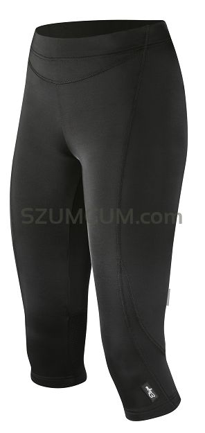 Damskie spodenki sportowe 3/4 Etape Terry - czarny roz. S  M