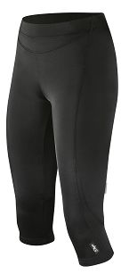 Damskie spodenki sportowe 3/4 Etape Terry - czarny roz. S  M