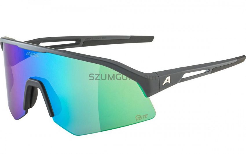 Okulary Alpina SONIC HR Q-LITE -  Midnight-Grey Matt - szkło Green