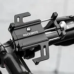 Uchwyt rowerowy  na Telefon  - Rockbros 699-BK - aluminiowy - 4