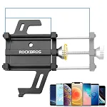 Uchwyt rowerowy  na Telefon  - Rockbros 699-BK - aluminiowy - 5