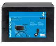 Kufer na bagażnik M-Wave Amsterdam Box L / 17 L - z adapterem Quick Release - 9