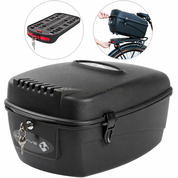 Kufer na bagażnik M-Wave Amsterdam Box L / 17 L - z adapterem Quick Release