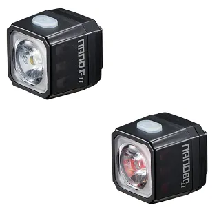 Zestaw lampek CatEye Nano F II / Nano 60 II