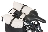 Torba miejska Basil Vive - Double Pannier Bag MIK - 28-35L - off-white/black - 4