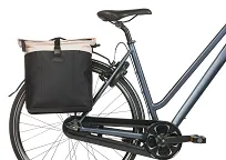 Torba miejska Basil Vive - Double Pannier Bag MIK - 28-35L - off-white/black - 7