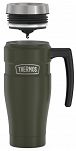 Kubek termiczny - Termokubek Thermos Style z uchwytem 470ml zieleń wojskowa - 3