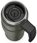 Kubek termiczny - Termokubek Thermos Style z uchwytem 470ml zieleń wojskowa - 2
